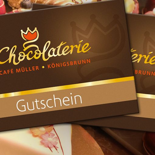 Wertgutschein der Chocolaterie Café Müller